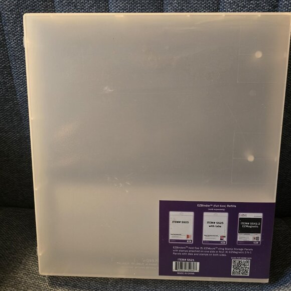 Crafter's Companion EZBinder Full Size 3 Ring Binder Die & Rubber Stamp Storage - Picture 2 of 4